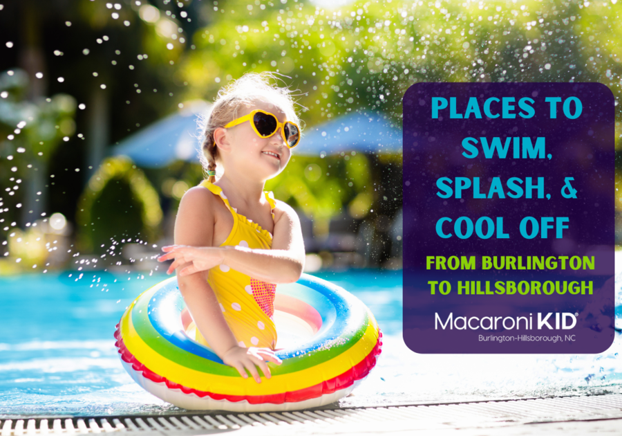 Places to Swim, Splash, & Coof Off from Burlington to Hillsborough