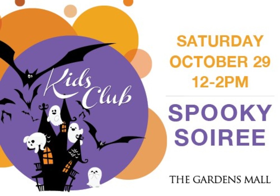 Free Kids Club Spooky Soiree at The Gardens Mall