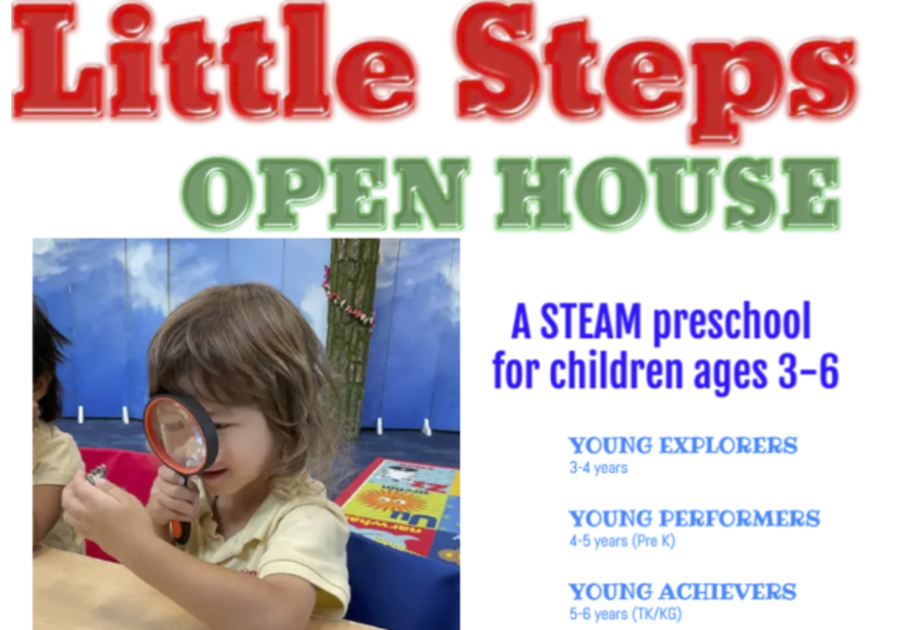 Open House at Little Steps - A STEAM Preschool for Ages 3 to 6