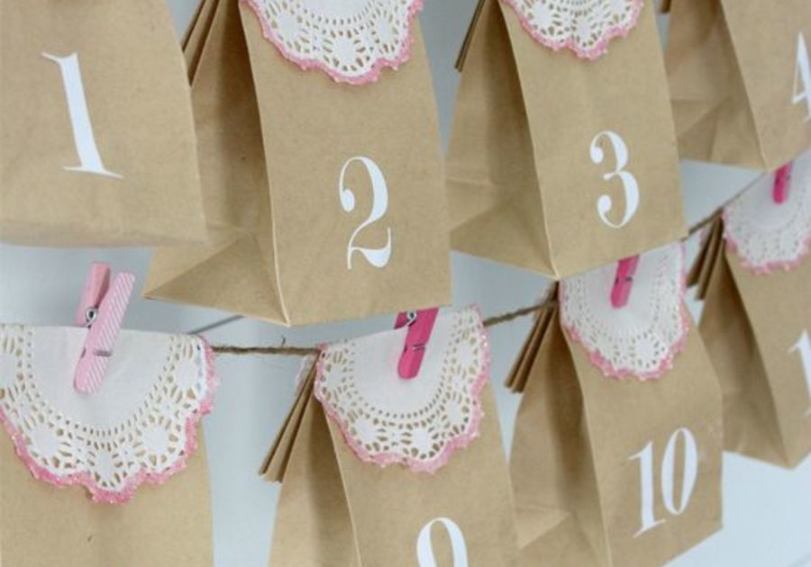 Valentine's Day Countdown Bags