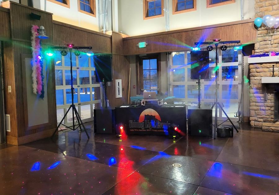 Shining Light Events DJ booth