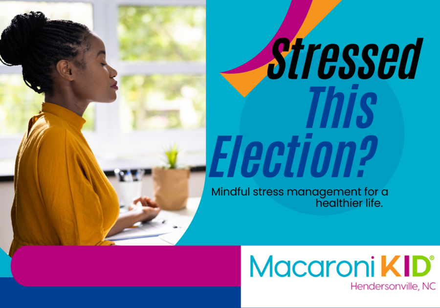 Stressed This Election?  Mindful stress management for a healthier life.