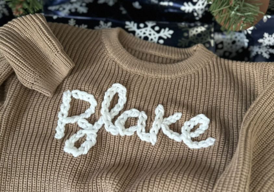 Custom sweater kids names