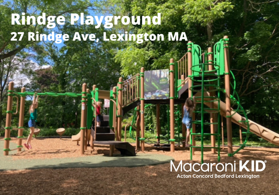 Playground Guide: Rindge Playground in Lexington | Macaroni KID  Acton-Concord-Bedford-Lexington