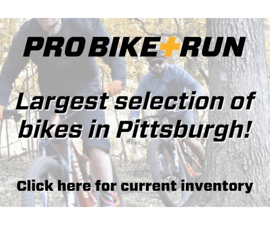 Largest selection of bikes in Pittsburgh. Click here for current inventory
