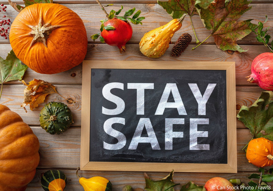 Thanksgiving Stay Safe Sign
