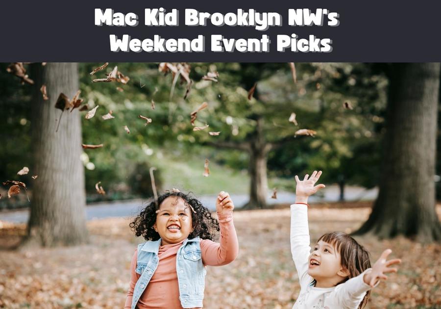 Fall Weekend Event Picks - kids playing in leaves