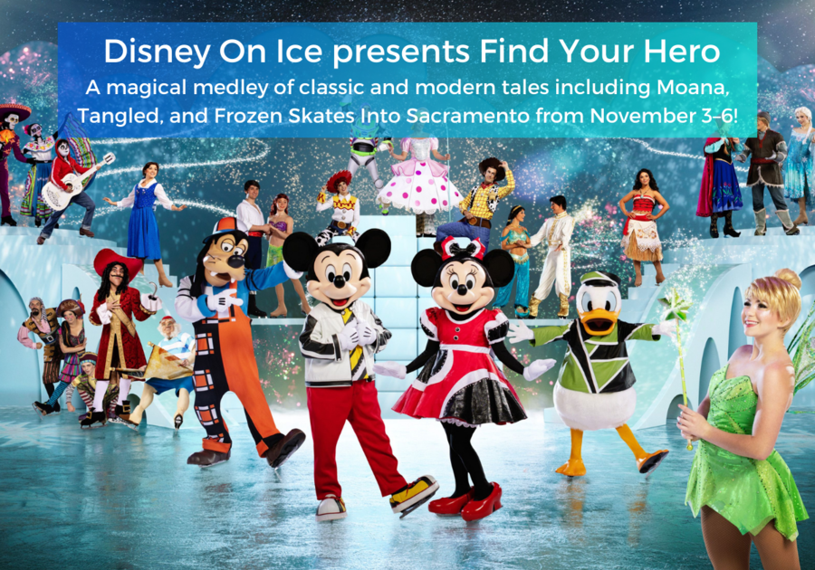 Disney On Ice "Find Your Hero" is coming to Sacramento in November