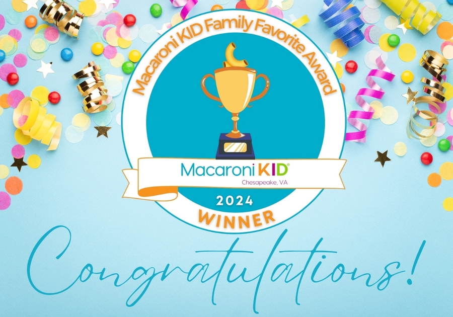 Family favorite awards winners most loved businesses in Chesapeake VA Best places for family fun, birthdays, kid friendly restaurants play places indoor fun, pediatric care, dental care