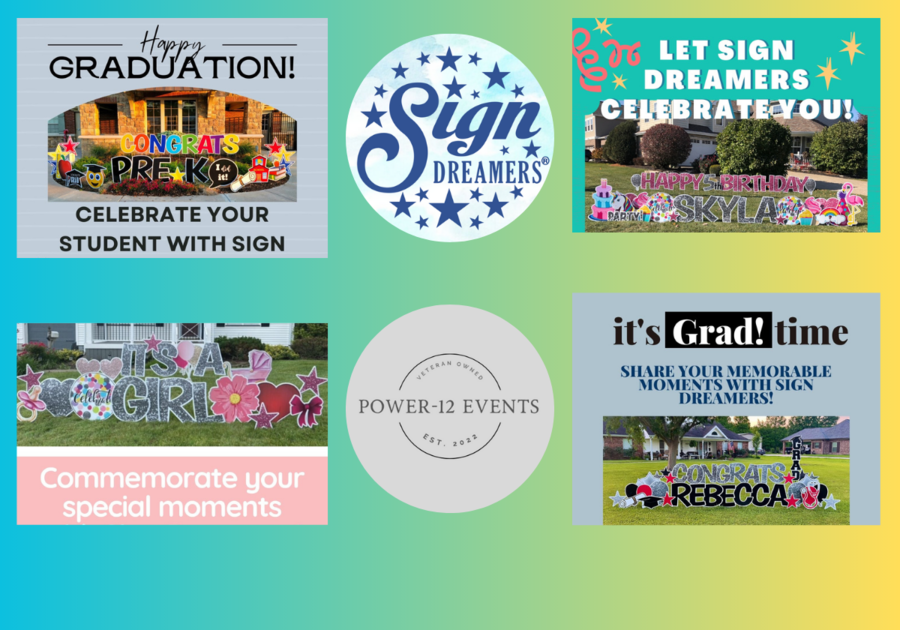 Let Sign Dreamers 805 and Power-12 Events help you celebrate. Happy Graduation! Celebrate your student with a sign. Commemorate your special moments. it's Grad! time, share your memorable moments