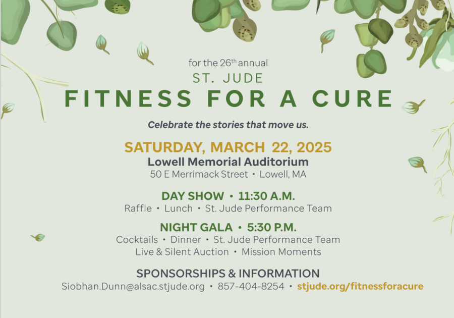 Text schedule for Fitness for a Cure events