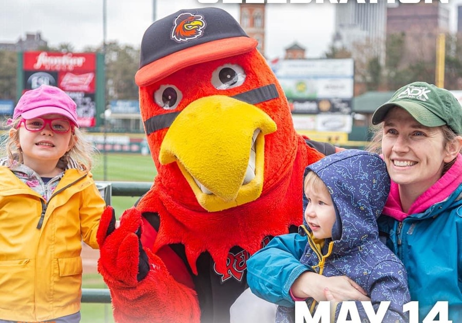 There are mascots. And then there's - Rochester Red Wings