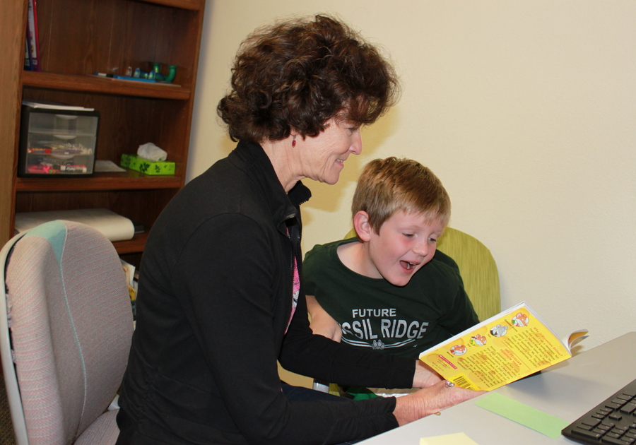 Children's Speech & Reading Center Woman and Boy Reading