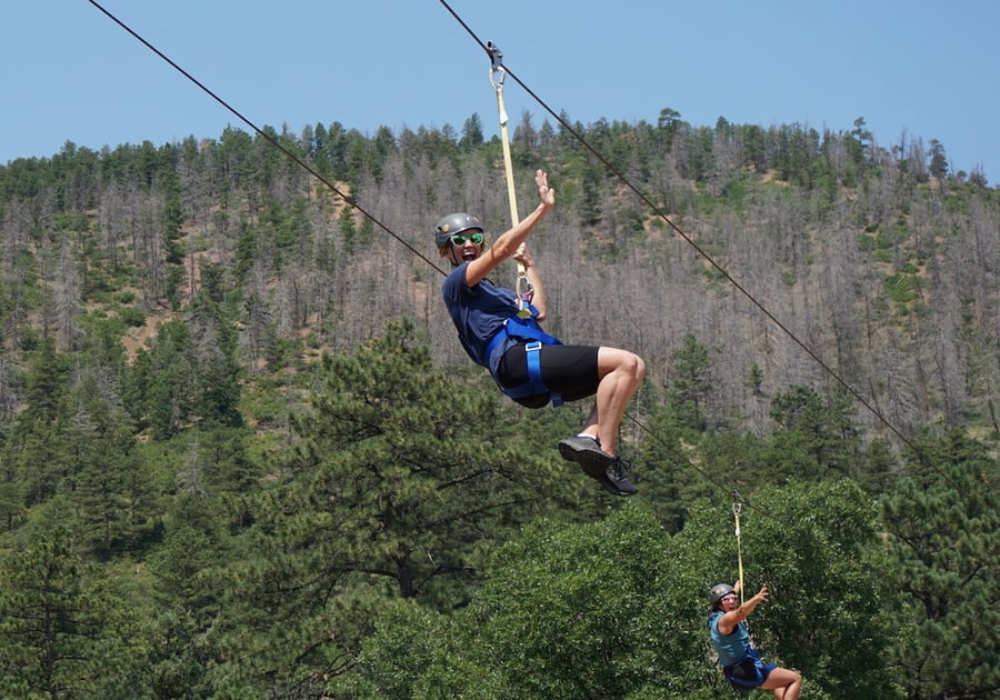 Stone Canyon Summer Camp zipline
