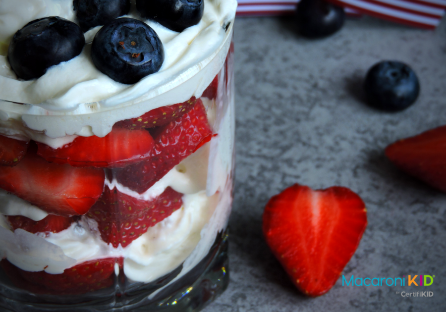 red white and blue foods for July 4
