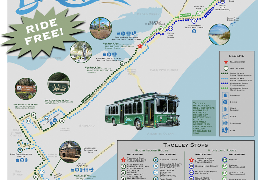 trolley tour hilton head island