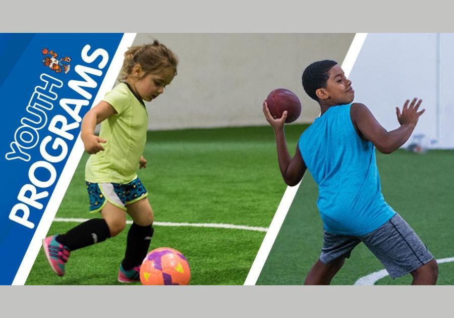 Children playing sports