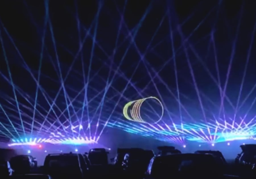 Drive-in Laser Light Show