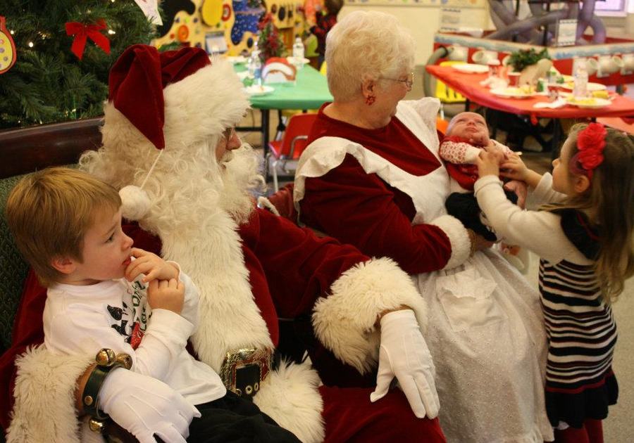 Santa and Mrs. Claus at Experience Children's Museum
