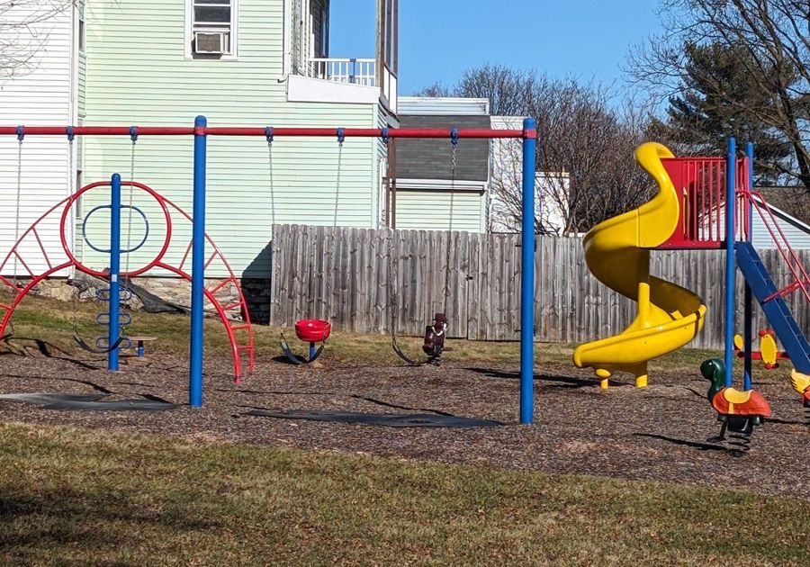 Playset and slide