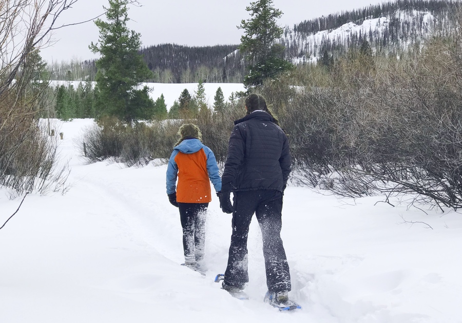 Snowshoeing at Snow Mountain Ranch