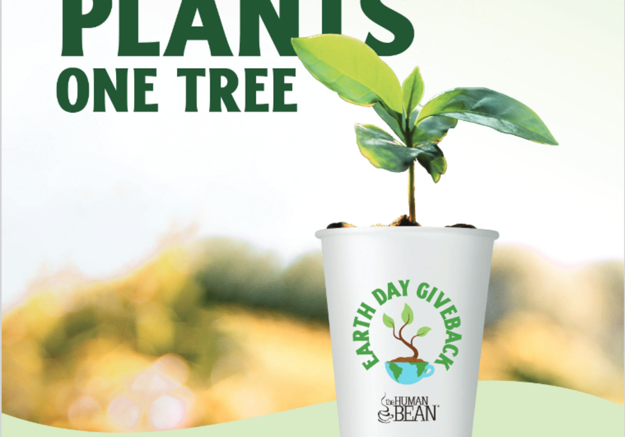 Earth Day One Drink Plants One Tree Human Bean
