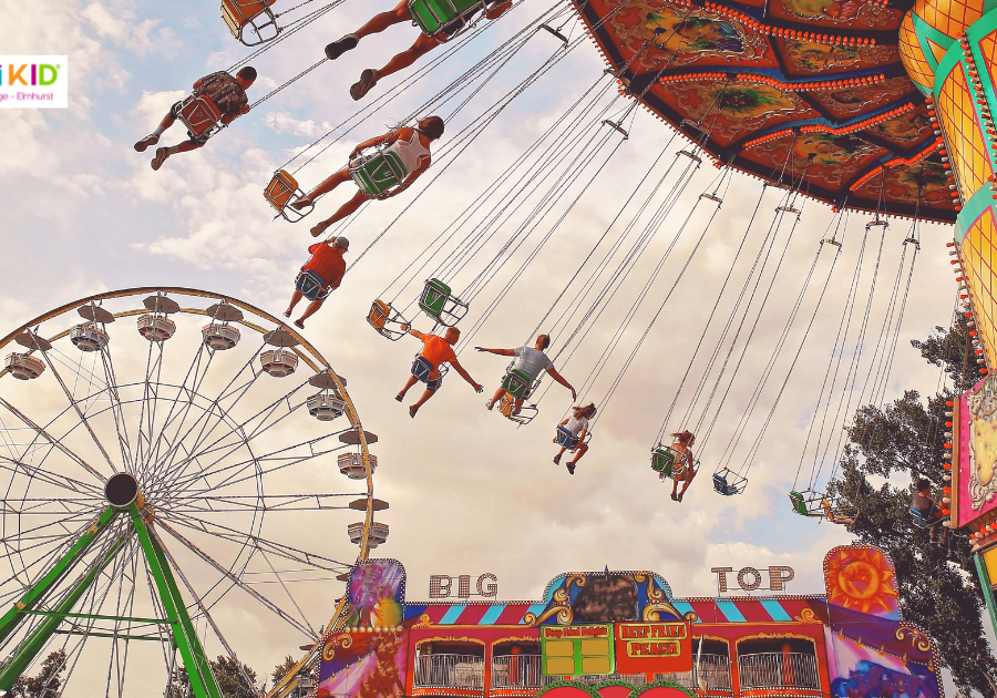 Carnival, fair, festival, rides and ferris wheel