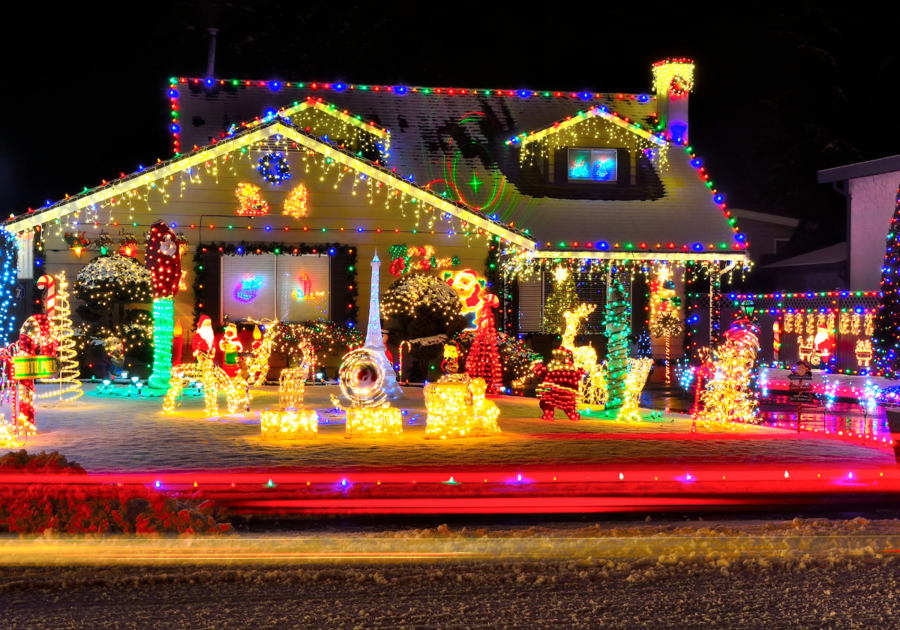 Holiday lights displays around New England