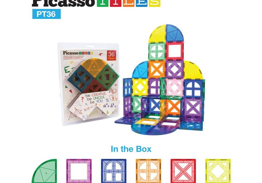 Picasso Tiles magnetic play