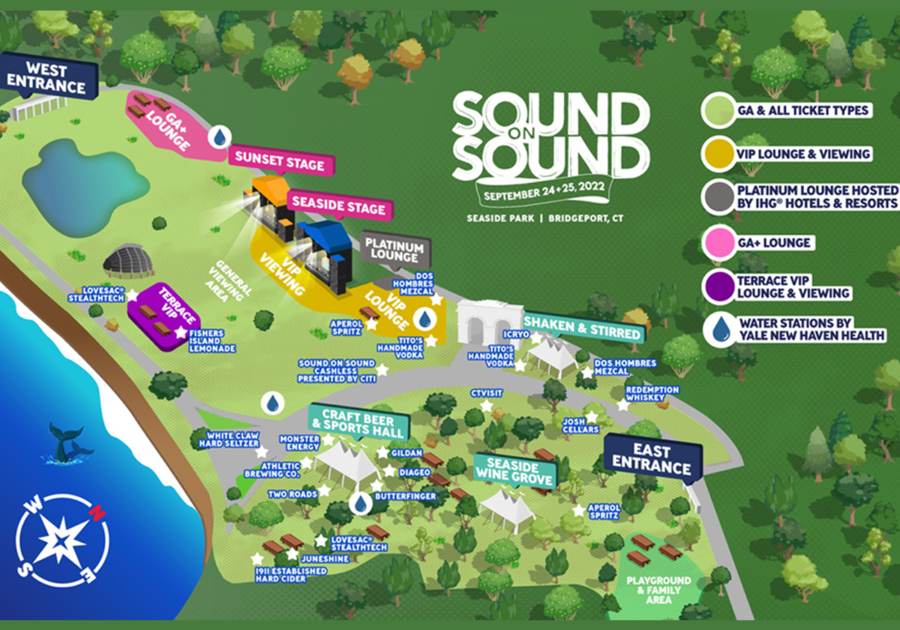 Sound On Sound 2022 Festival Map