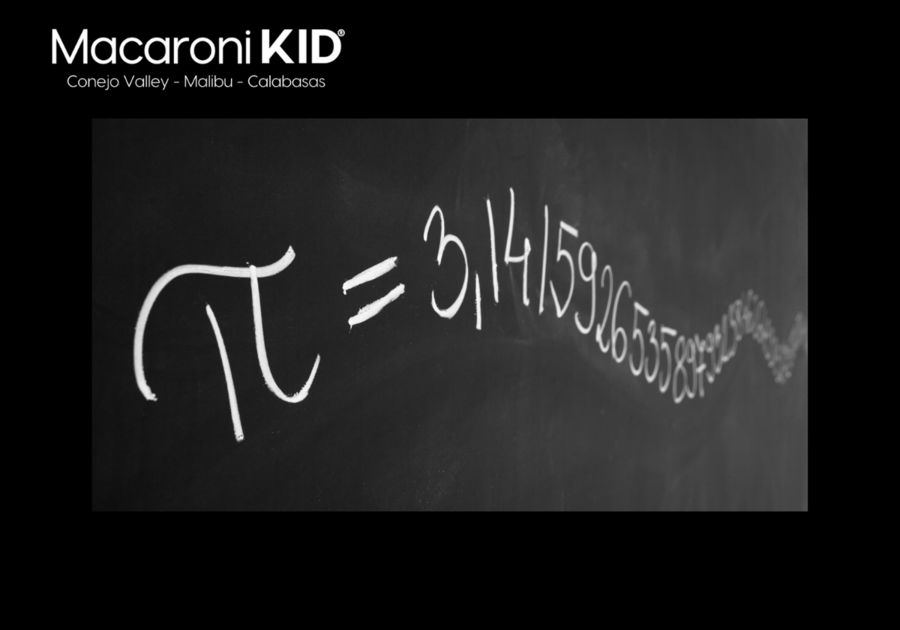 Pi on a blackboard