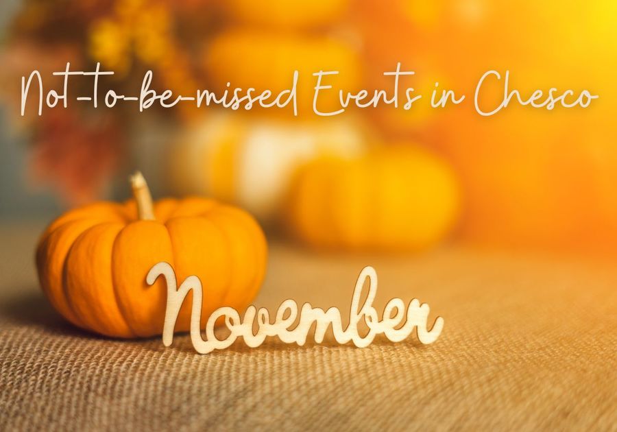 Not to be missed events in Chesco November