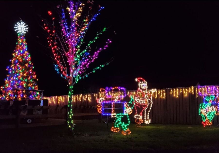 Animal Adventure Park Holiday Lights Jungle Bells Harpursville NY Binghamton Attractions