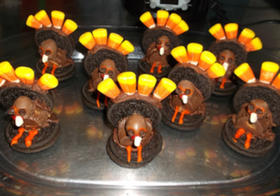 Thanksgiving Cookie Turkeys
