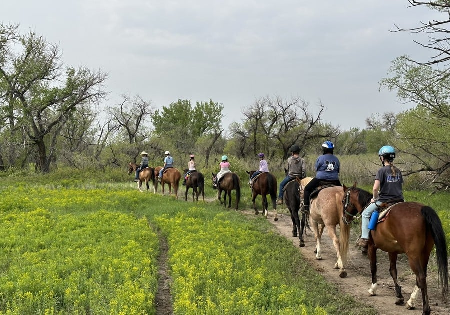 Day Camp Trail Ride at Big Horn Stables