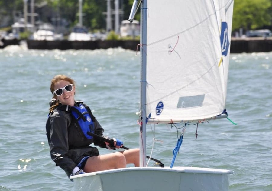 Summer Camp learn to sail at Reyburn Sailing School at Erie Yacht Club in Erie PA