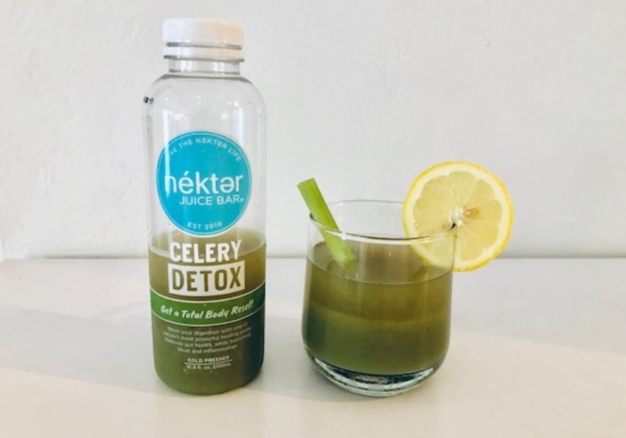 Nekter juice bar celery detox miami aventura