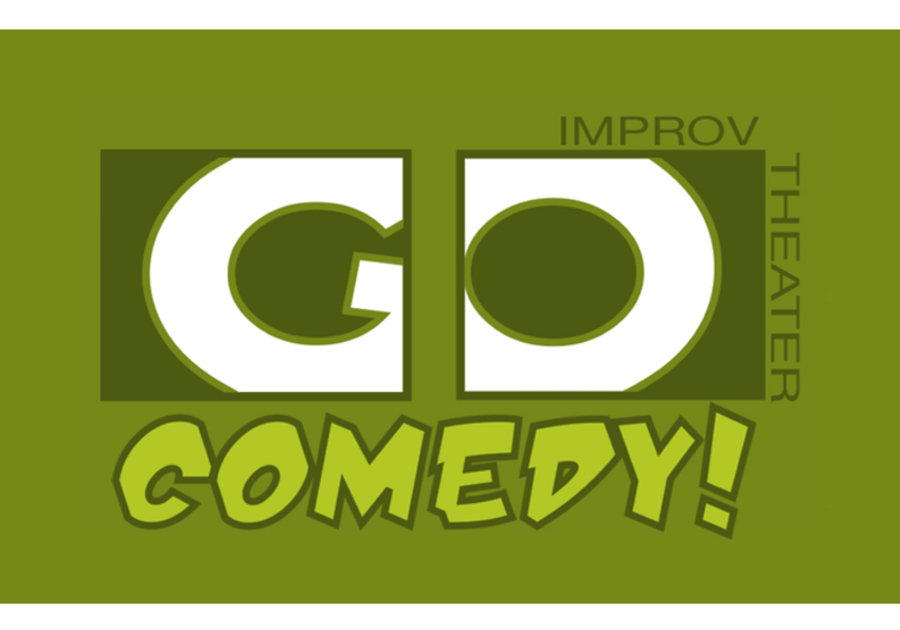 Go Comedy improv theater logo 2019 summer
