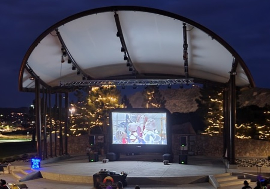 outdoor movie night at philip s miller park