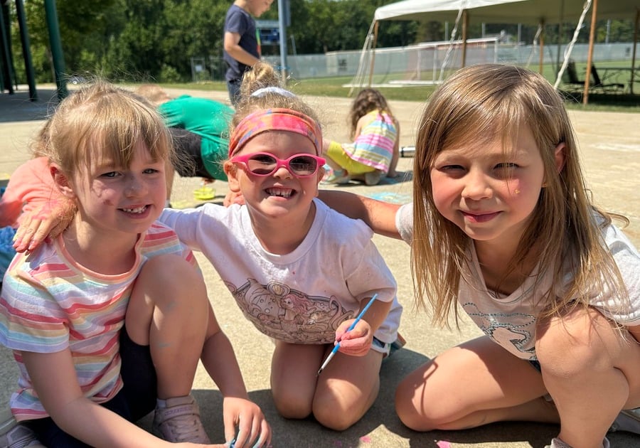 kids playing outside at United Sports Camps