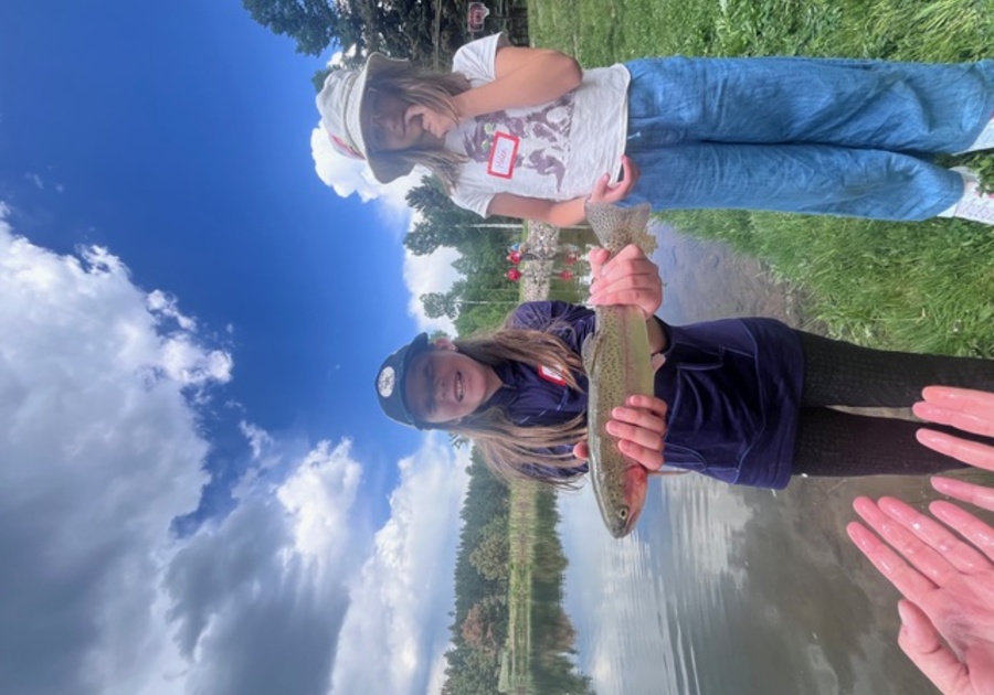 Girls on the Fly catch fish!