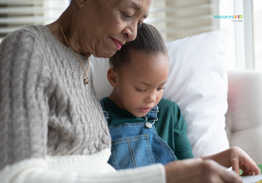 Reading with Grandma