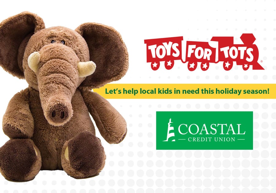 Coastal Credit Union teams with Toys for Tots to give back in the 2024 holiday season