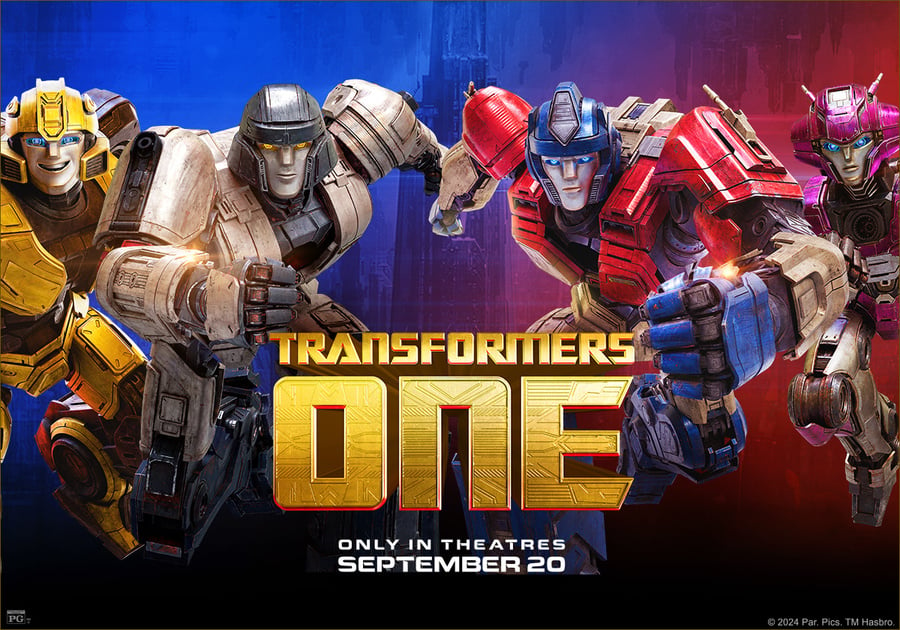 Transformers One Only in theatres Sept 20