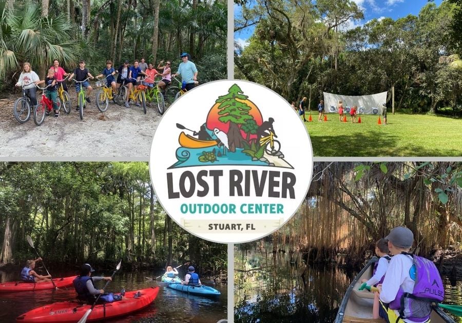 Campers at Lost River Outdoor Center's Summer Camp enjoying biking, canoeing & kayaking