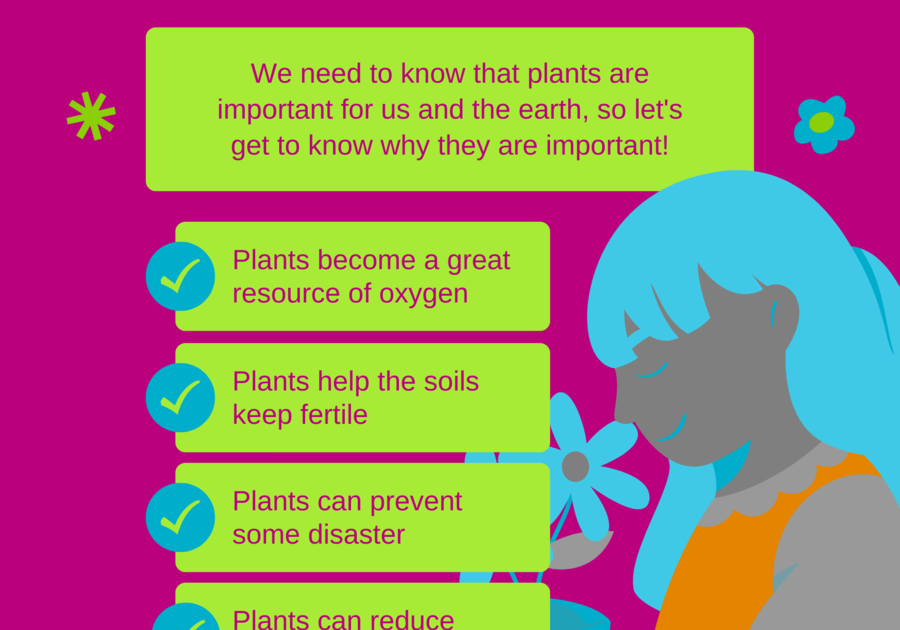 reasons why plants are important and valuable poster