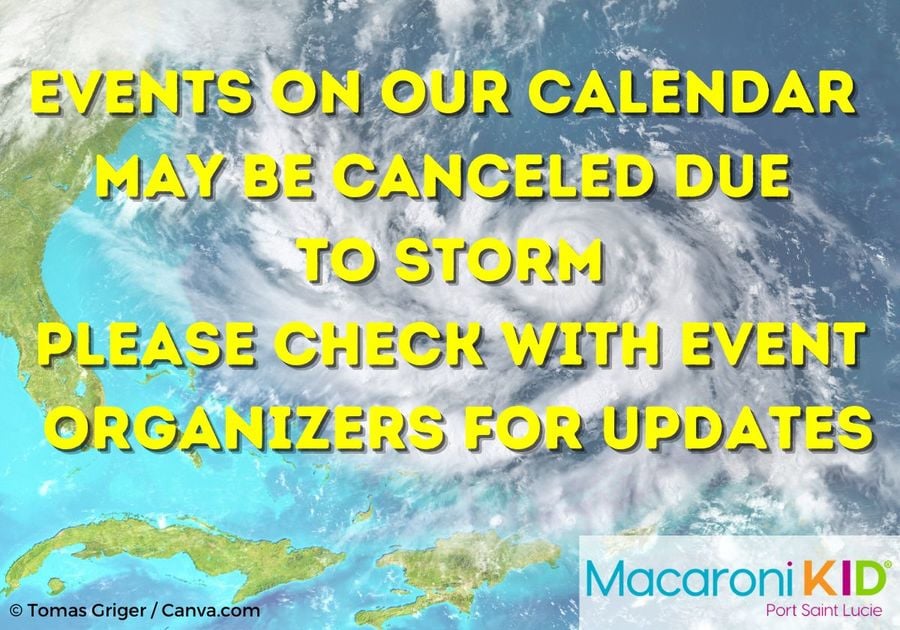 Event Cancellation Notice due to Storm