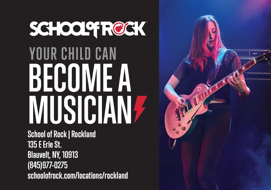 School of Rock Rockland ad