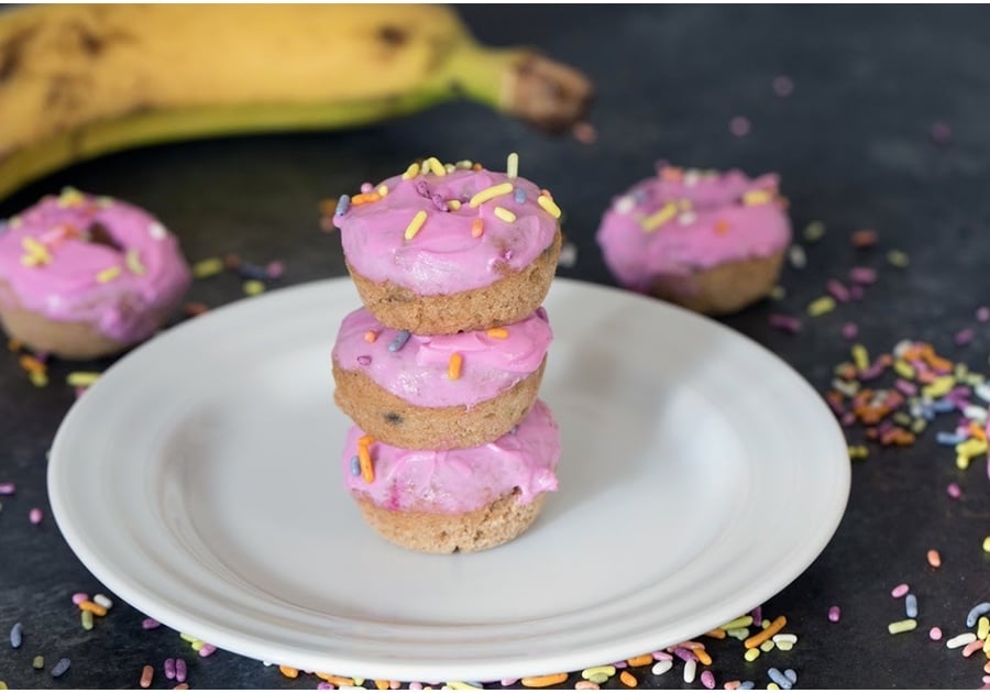 Banana Donuts for Dogs