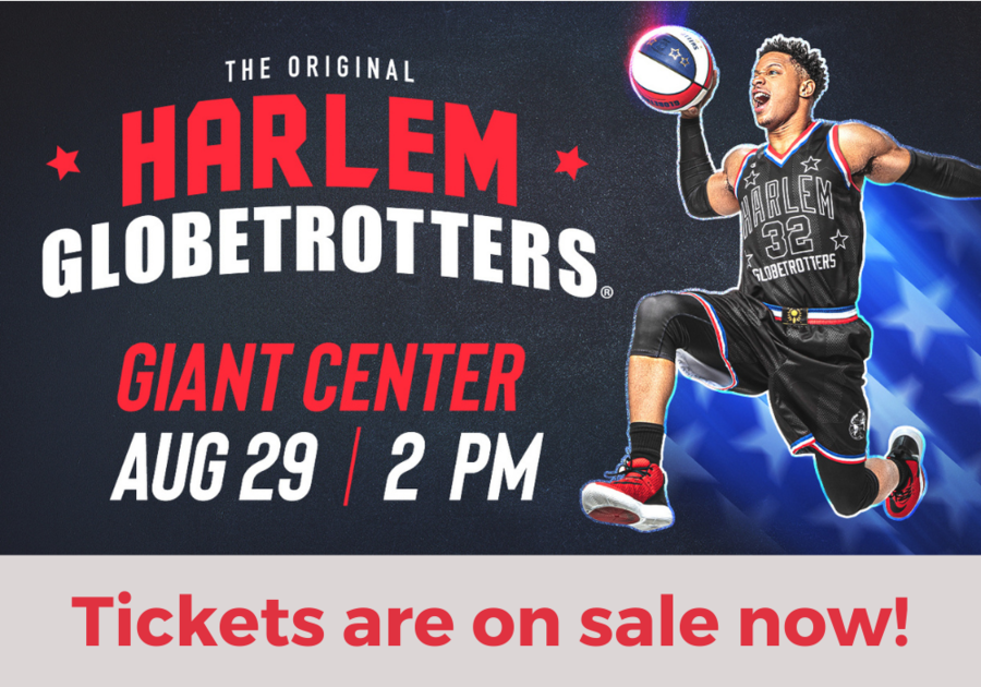 Harlem Globetrotters at the Giant Center in Hershey